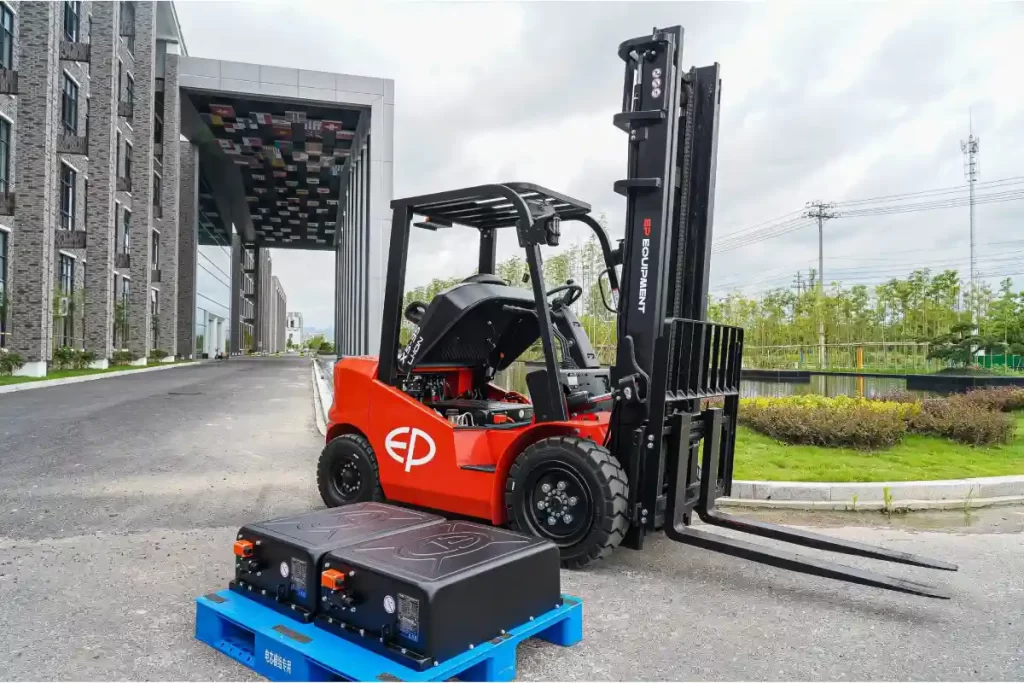 Partes de un montacargas