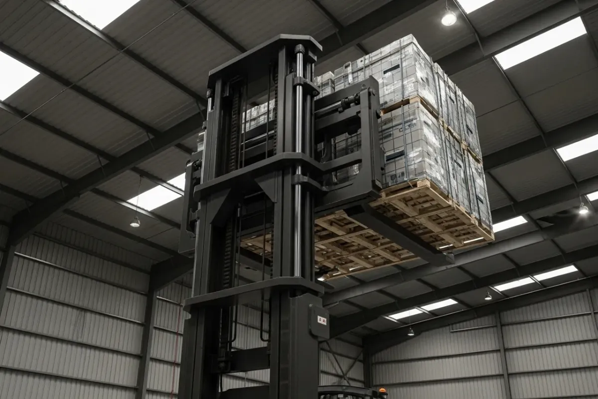 Qué es el mástil de un montacargas